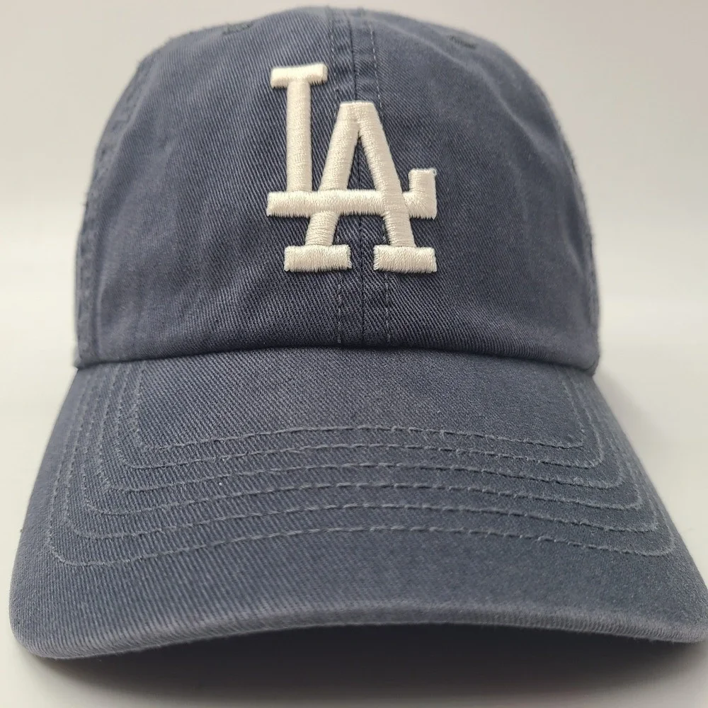 Los Angeles Dodgers Hat Fitted M 47 Brand Franchise Blue White MLB Baseball Men
